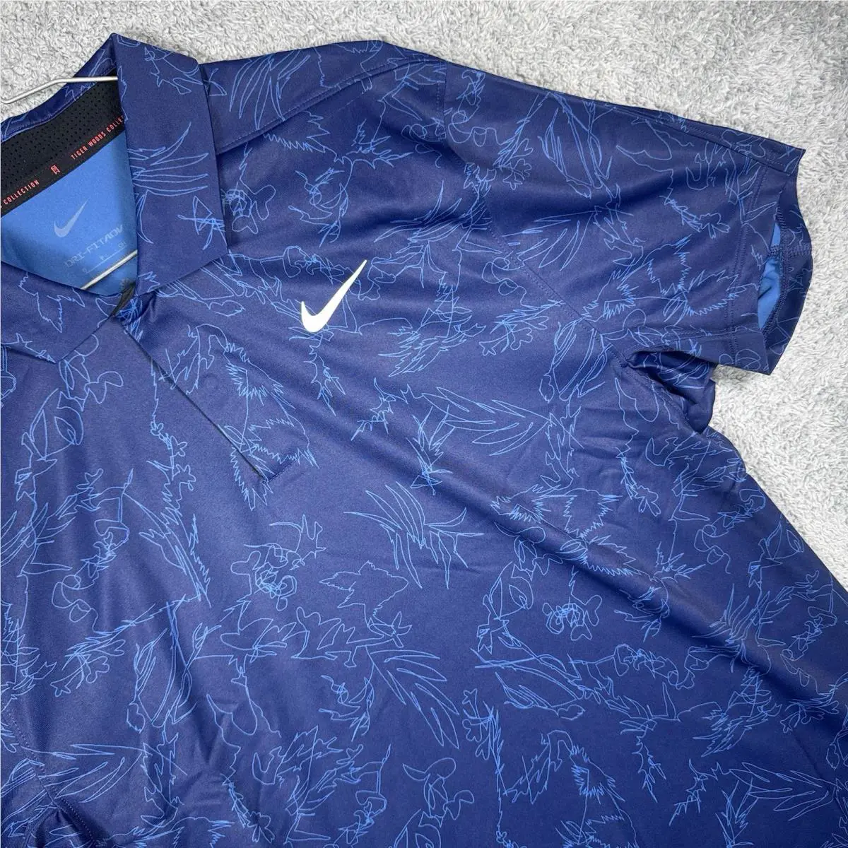 Nike clothing - TW Collection Stripped Polo - Collection Stripped Polo - DX6092410 - Blue 1