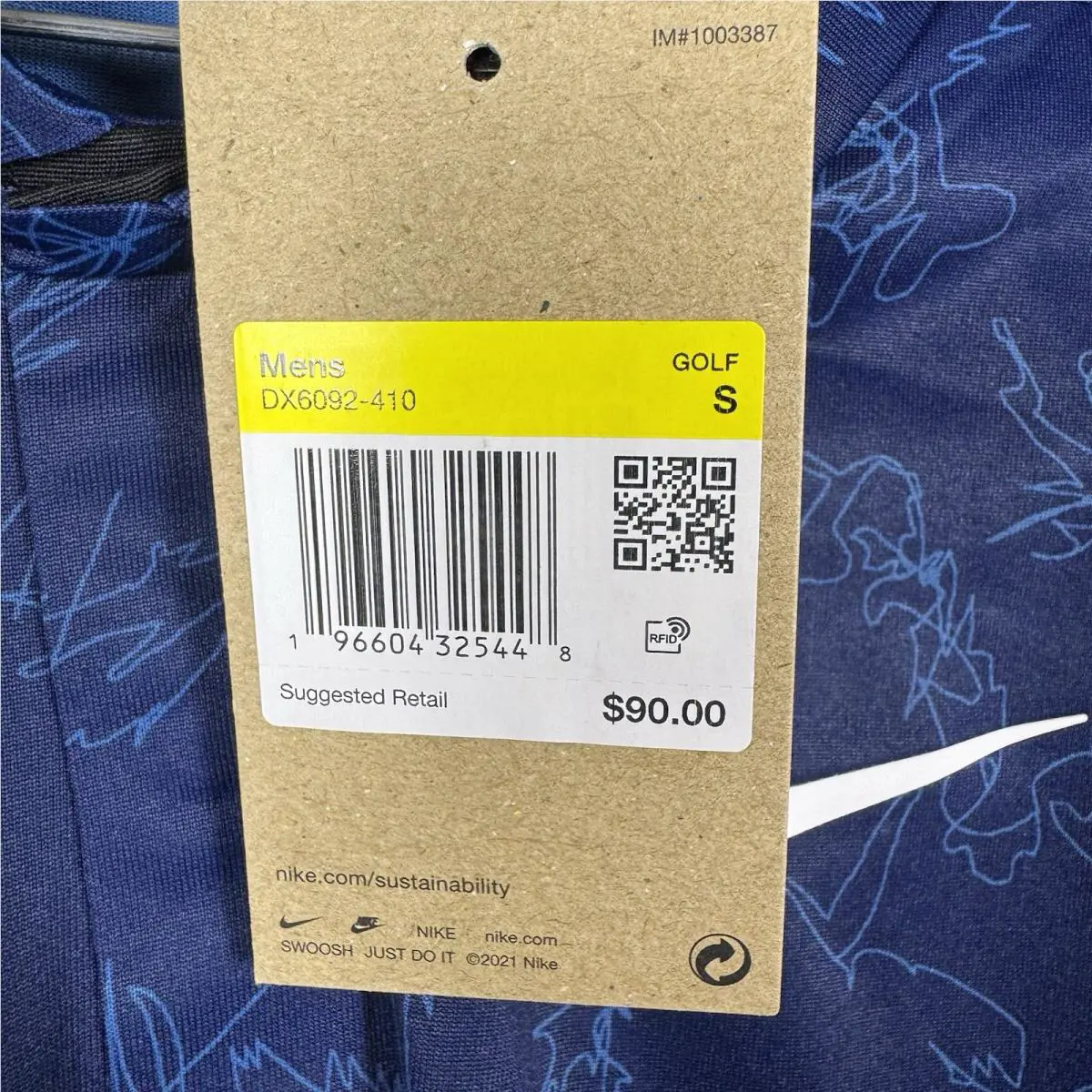Nike clothing - TW Collection Stripped Polo - Collection Stripped Polo - DX6092410 - Blue 7