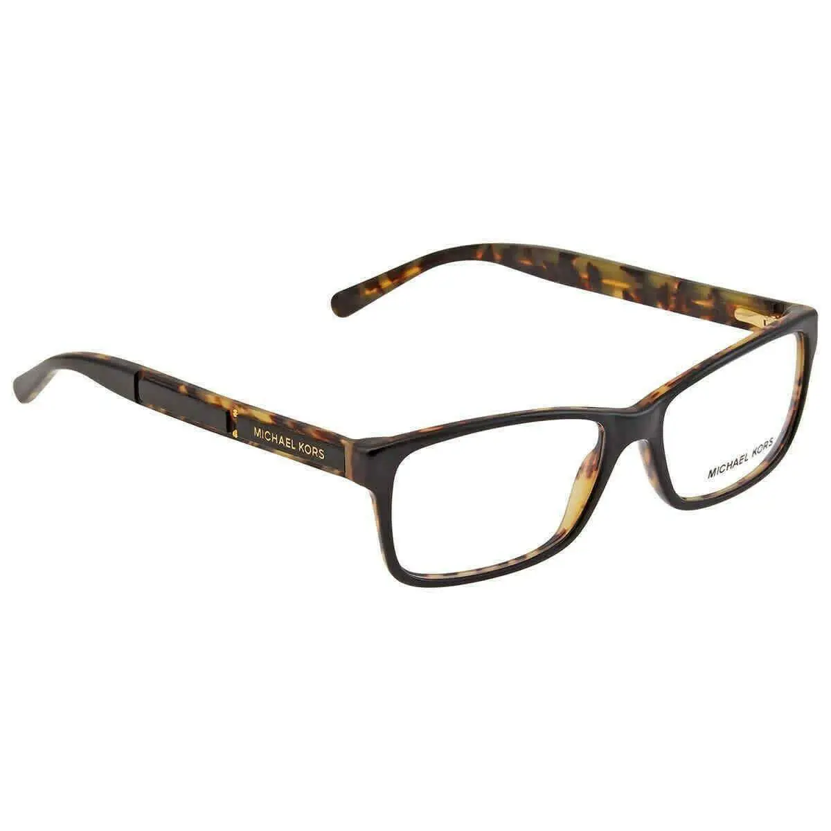 Michael Kors Transparent Rectangular Ladies Eyeglasses 0MK4043 3260 51