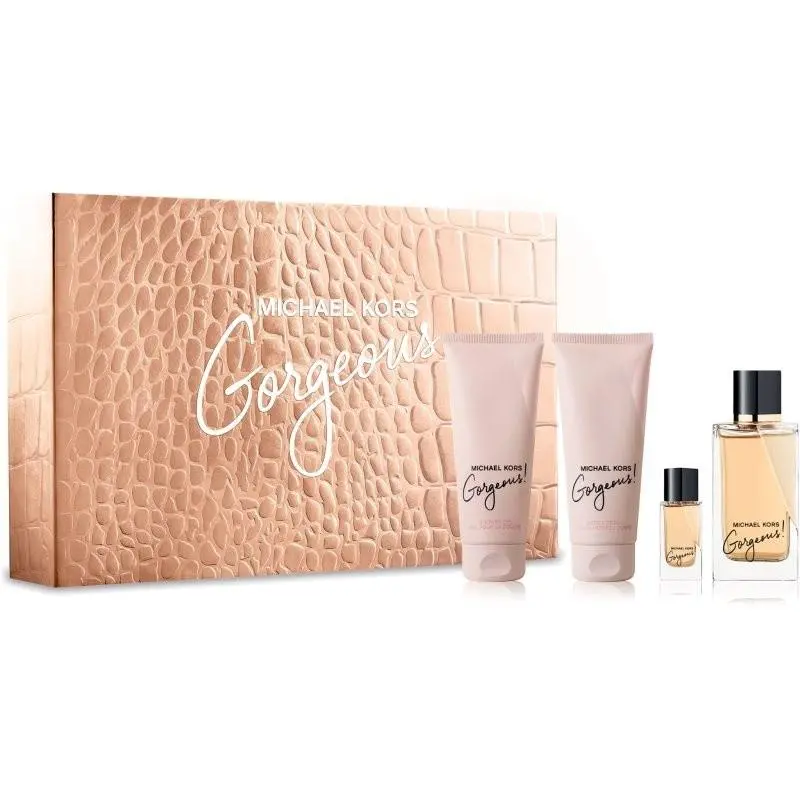 Gorgeous Eau de Parfum Body Lotion Shower Gel Gift Set by Michael Kors