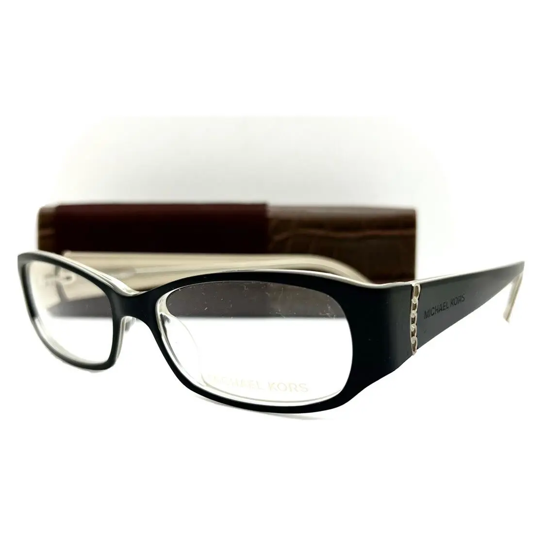 Michael Kors Eyeglasses MK 565 011 Black 52-16-135 with Case