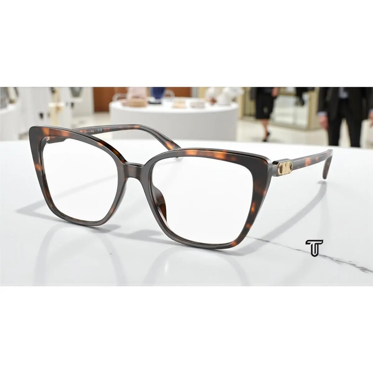 Michael Kors MK4110U 3006 Avila Dark Tortoise Demo Lens 53 mm Women`s Eyeglasses