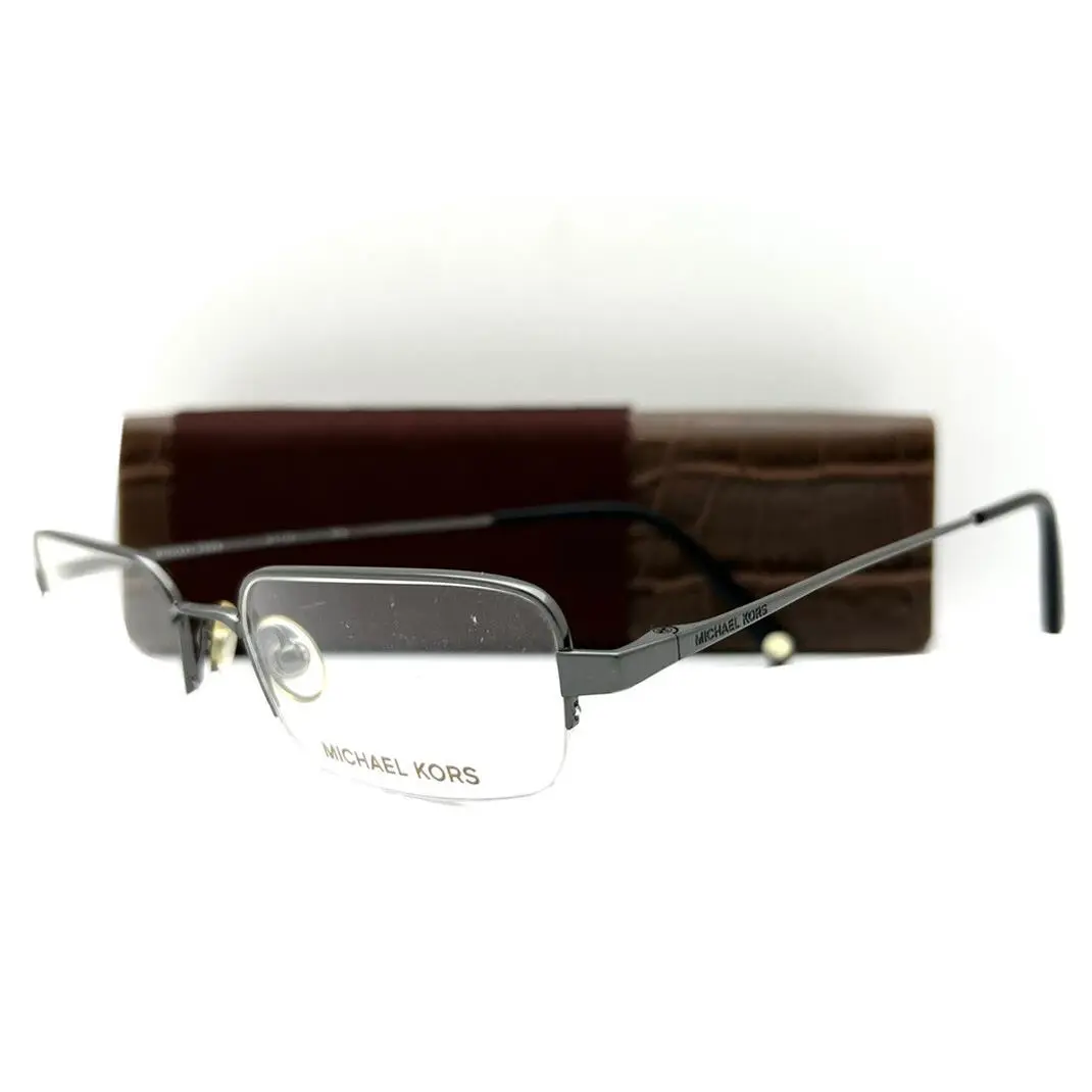 Eyeglasses Titanium M 705 015 Shiny Grey 52-17-140 with Case by Michael Kors