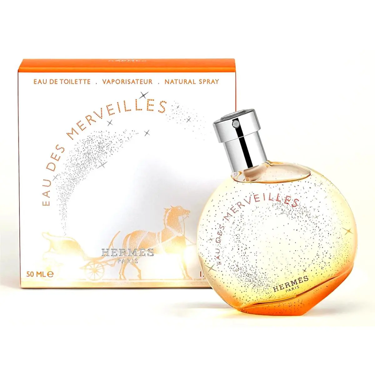 Eau Des MERVEILLES-HERMES-EDT-SPRAY-1.6 OZ-50 Ml-authentic-made IN France