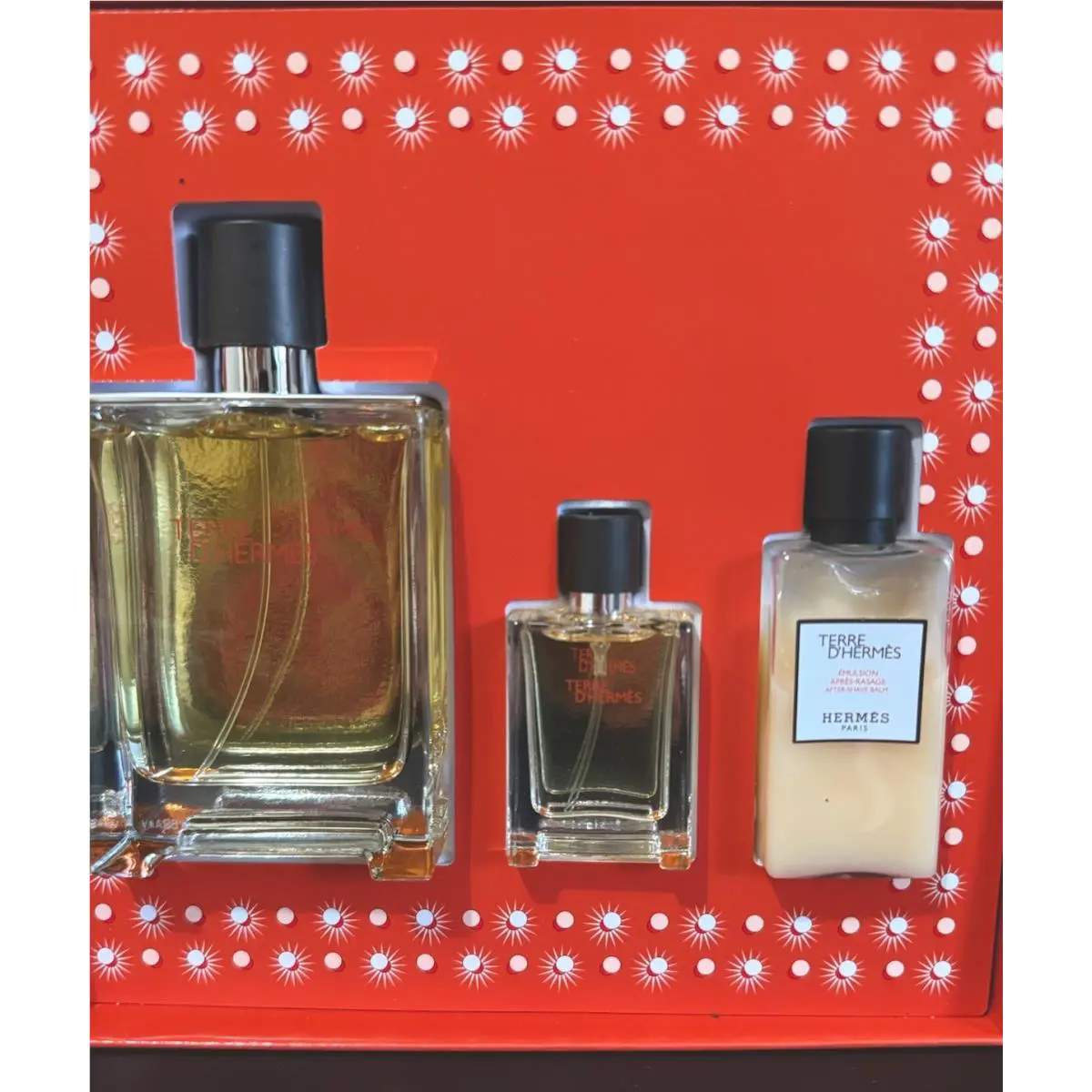 Terre D Hermes Men s 3PC Set 3.3 oz Edt/ Mini/ 1.35 Oz After Shave