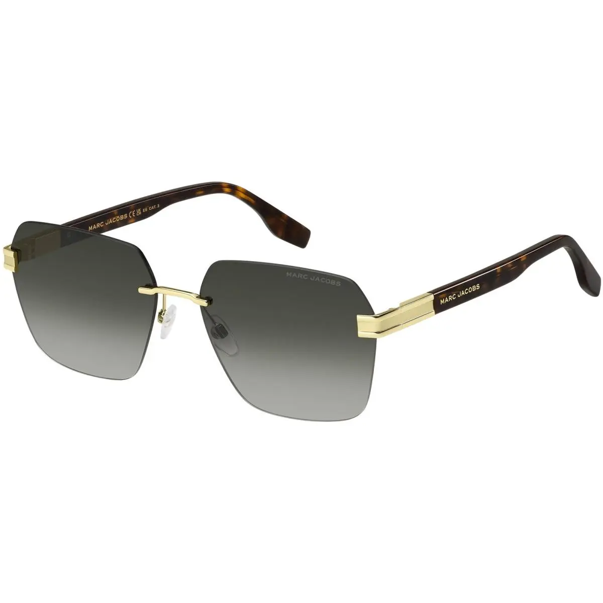 Marc Jacobs Men`s Geometric Square Sunglasses w/ Gradient Lens MARC713S 0086 9K