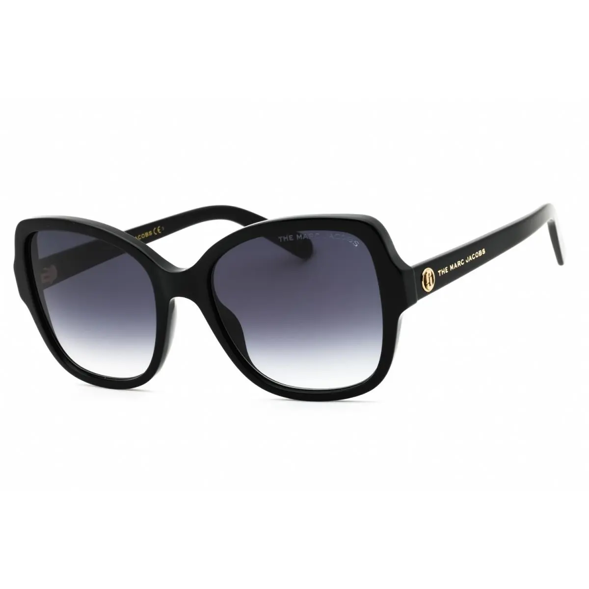 Marc Jacobs Marc 555/S 807/9O Sunglasses Black Frame Grey Gradient Lenses 55mm