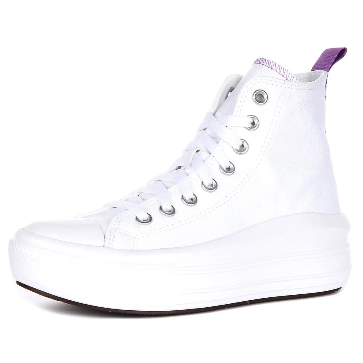 Converse shoes - White Purple 4