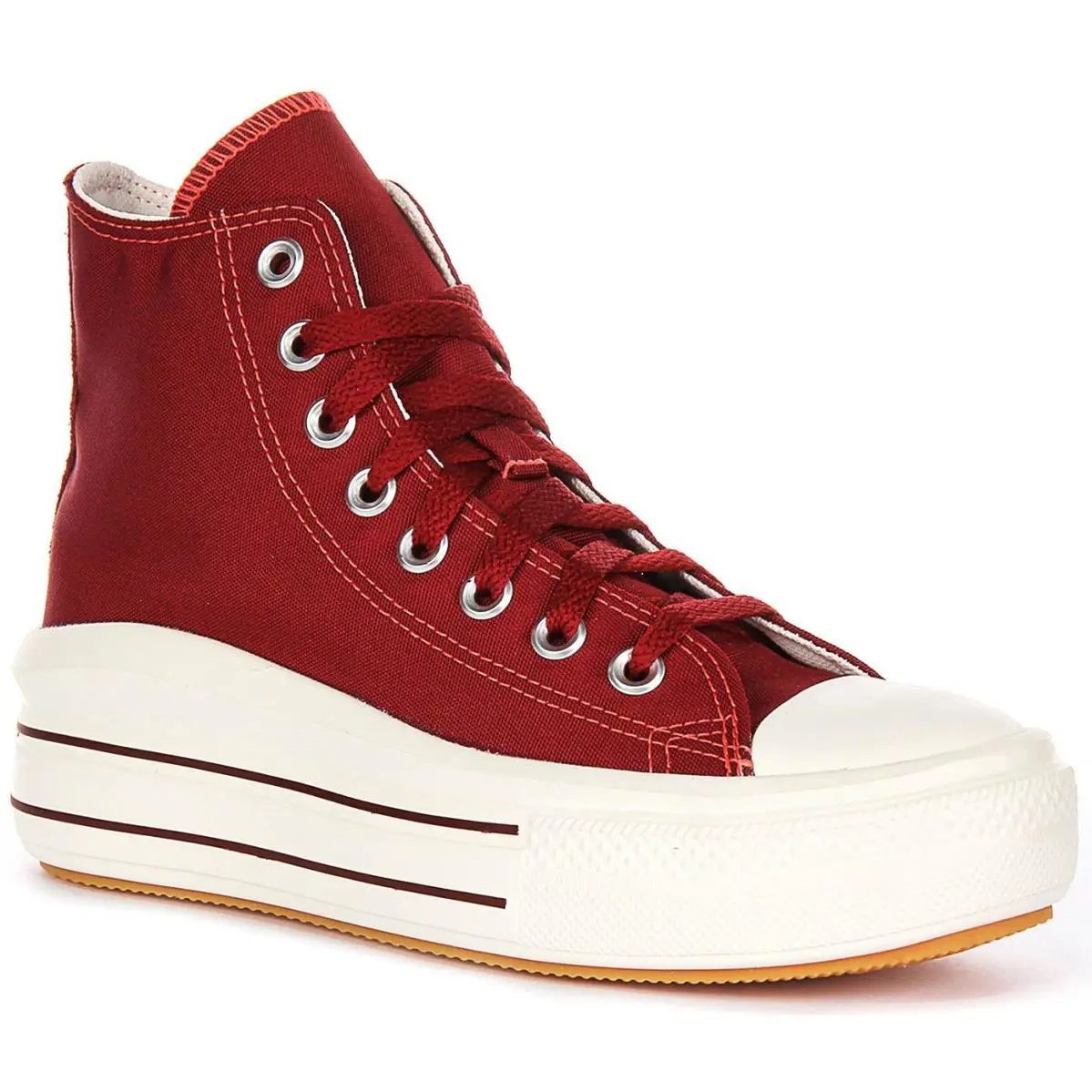 Converse A12586C Ct Move Athletics Canvas Womens Sneakers In Red US 5 - 10 - Red