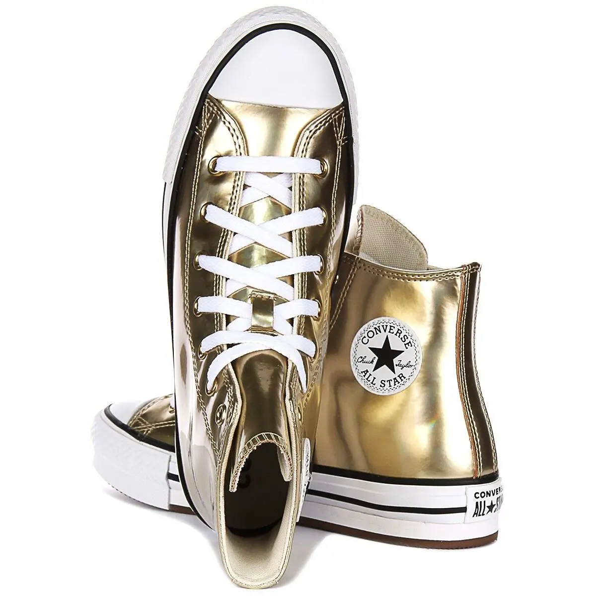 Converse shoes - Gold 2