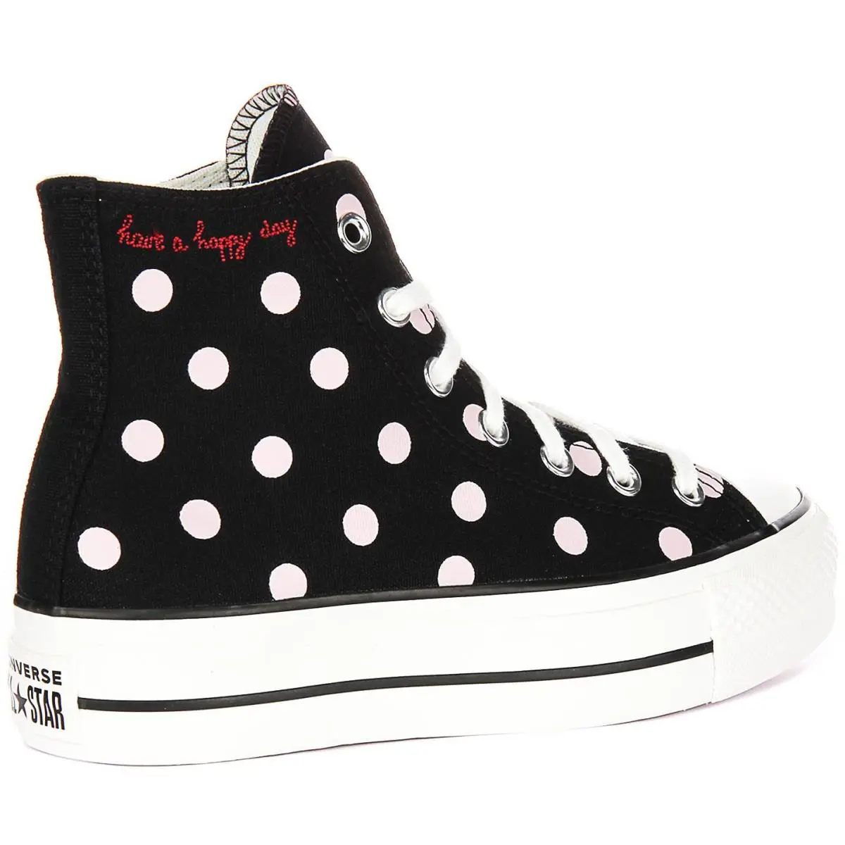 Converse shoes - Black Pink 1