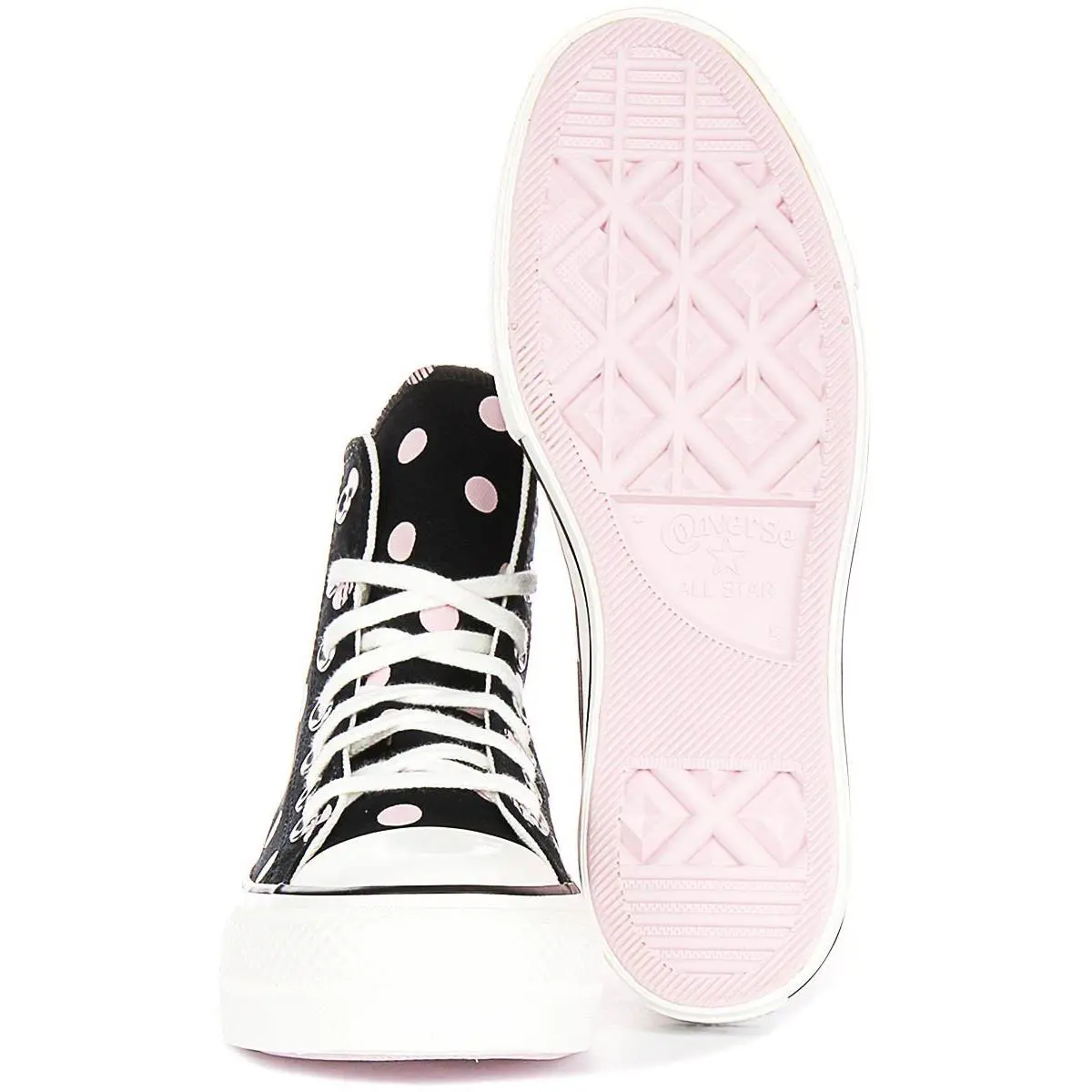 Converse shoes - Black Pink 3