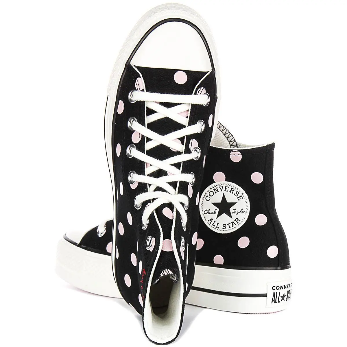 Converse shoes - Black Pink 8