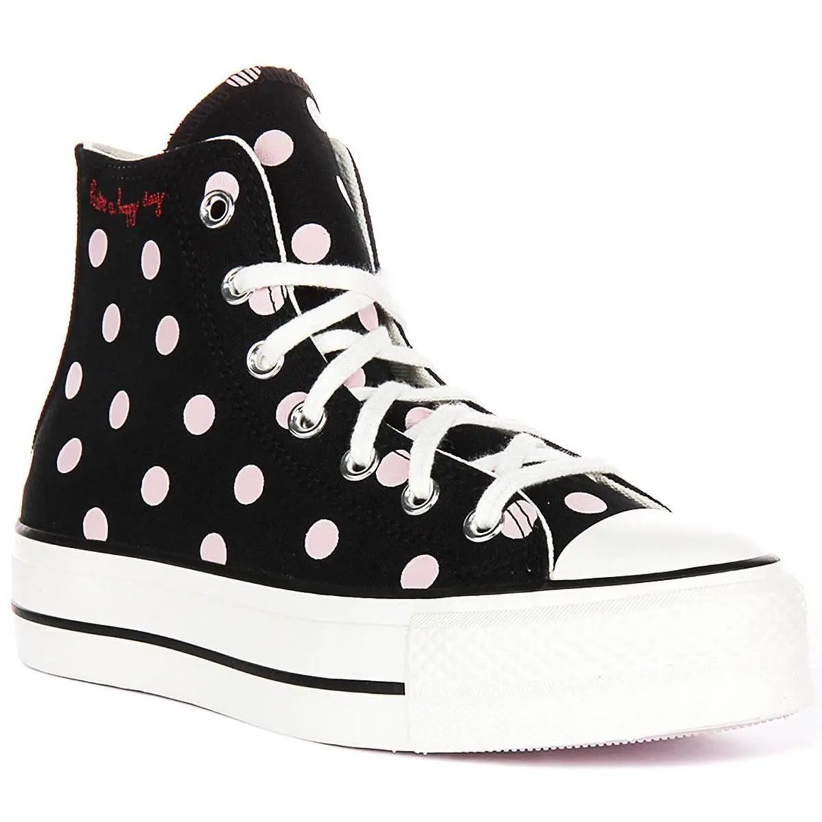 Converse shoes - Black Pink 5