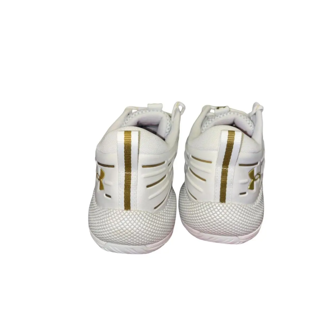Under Armour shoes - HOVR Block City - HOVR Block City - 3023709-103 - White/Metallic Gold, Manufacturer: White/ Metallic Gold 5