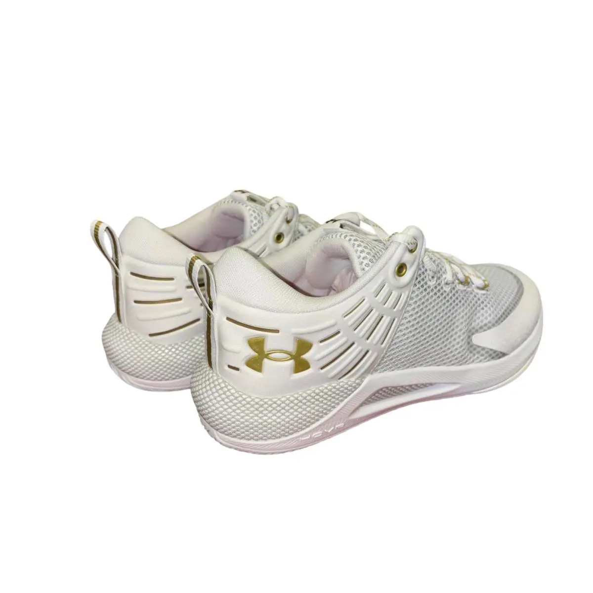 Under Armour shoes - HOVR Block City - HOVR Block City - 3023709-103 - White/Metallic Gold, Manufacturer: White/ Metallic Gold 14