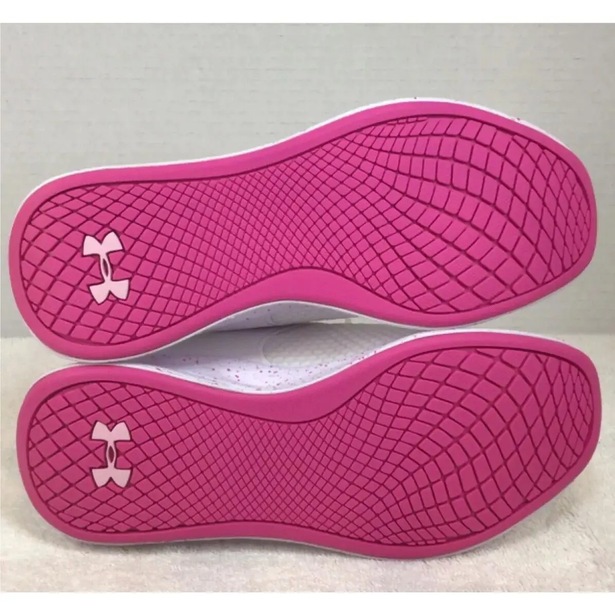 Under Armour shoes - Under Armour Charged Aurora 2 - 3026328-100 - WHT/PNK 5