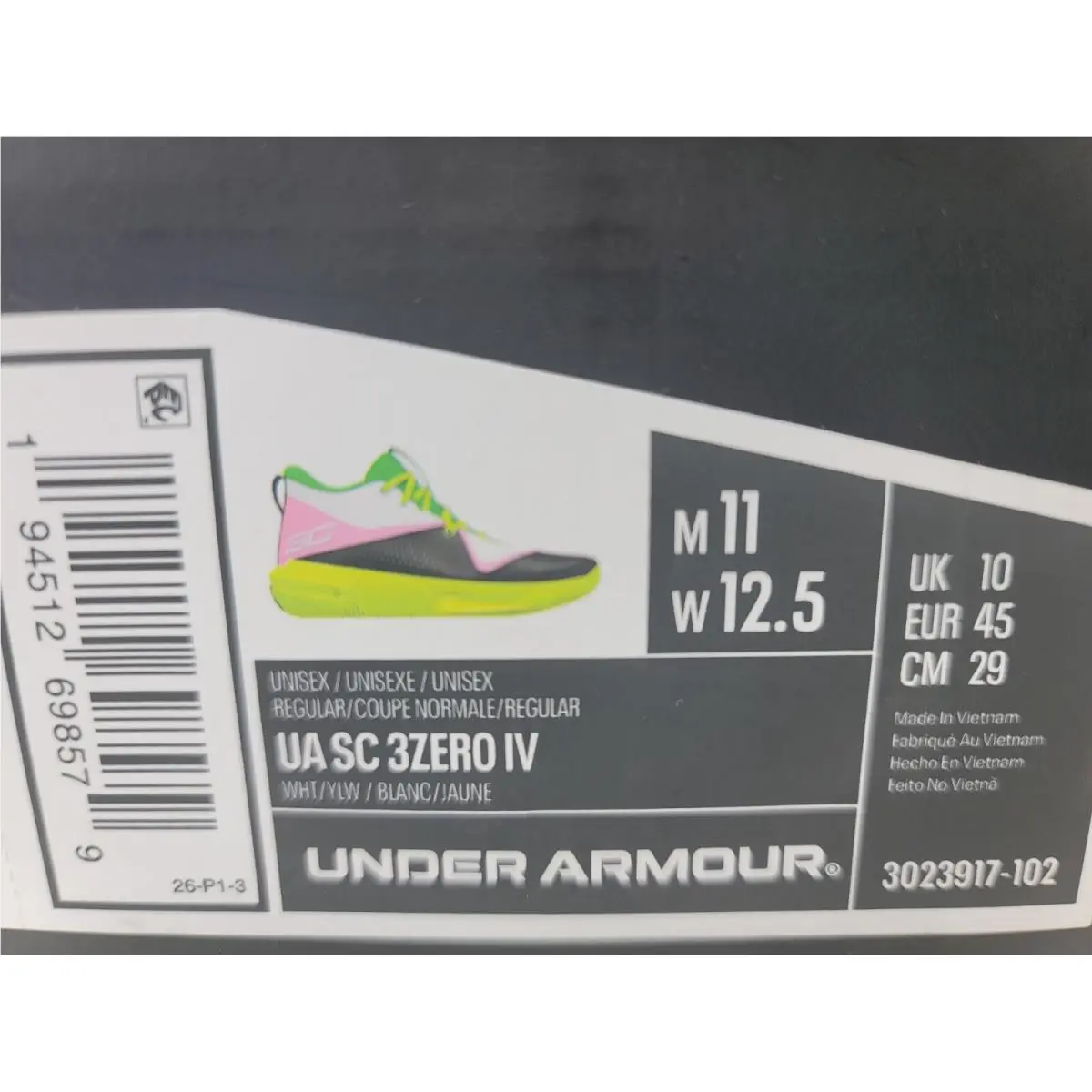 Under Armour shoes - Under Armour 3Zero - 3023917-102 - White (UPC: 194512698579) 8