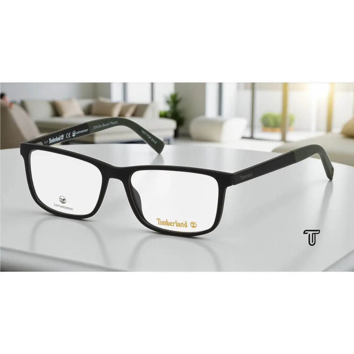 Timberland TB 1589 Matte Black / 002 Size 54 Eyeglasses