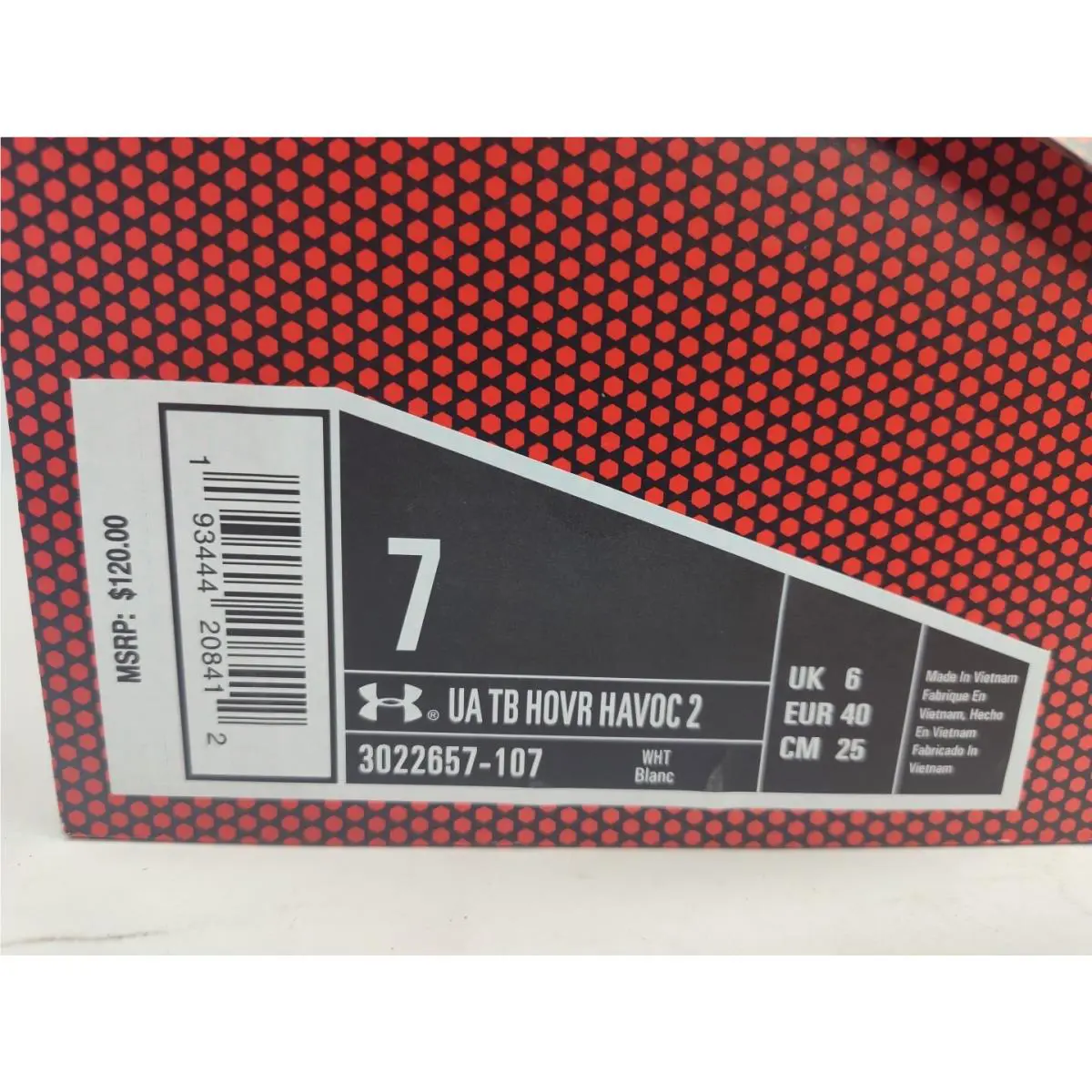 Under Armour shoes - Under Armour HOVR Havoc - HOVR Havoc - 3022657-107 - White (UPC: 193000208412) 1