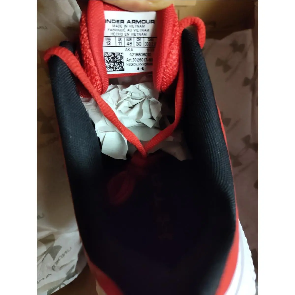 Under Armour shoes - Under Armour Charged Commit - Charged Commit - 3026017 - Red (UPC: 196885655869) 2