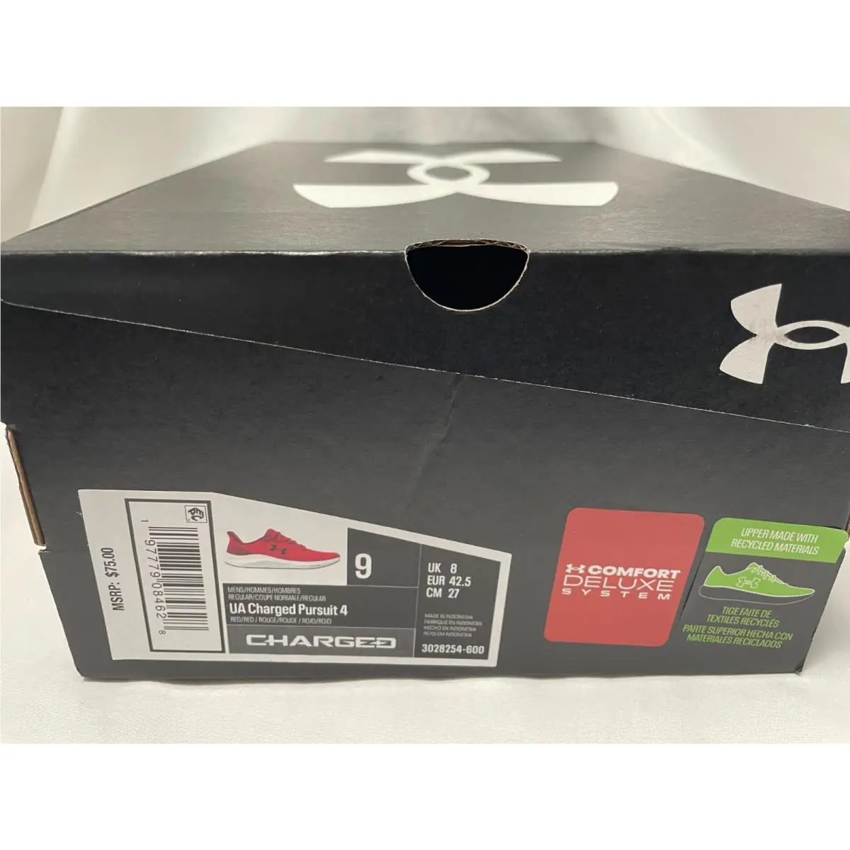 Under Armour shoes - Under Armour Charged Pursuit 4 - 3028254-600 - Red (UPC: 197779084628) 6