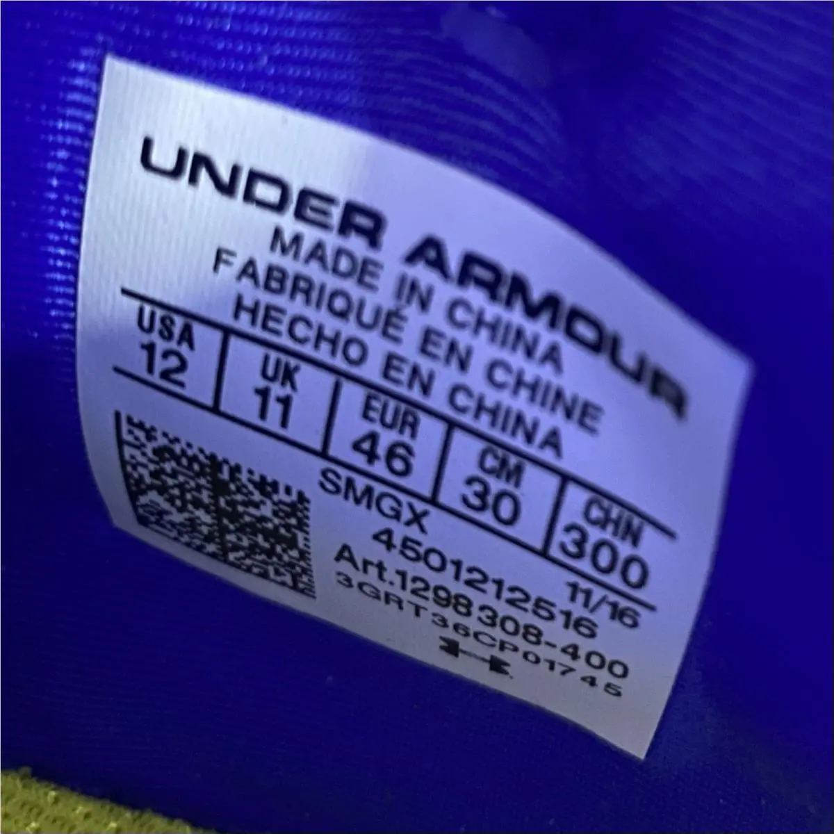 Under Armour shoes - Under Armour 3Zero - 1298308 - Royal blue 9