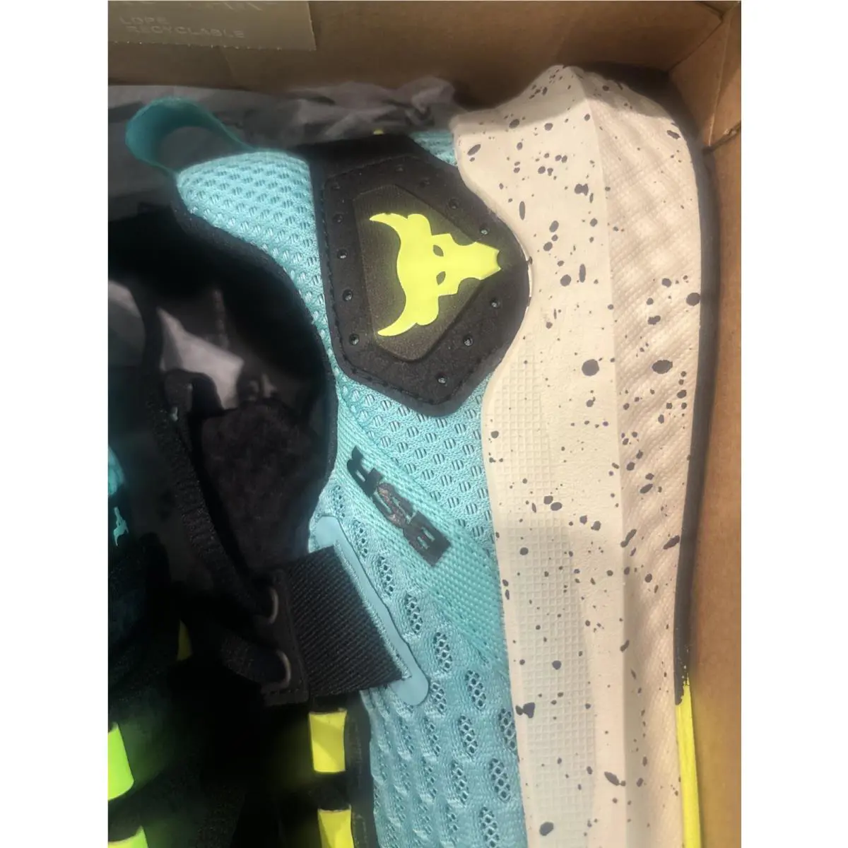 Under Armour shoes - Under Armour Project Rock 4 - 3027345-300 - Green/Black (UPC: 196885801037) 9