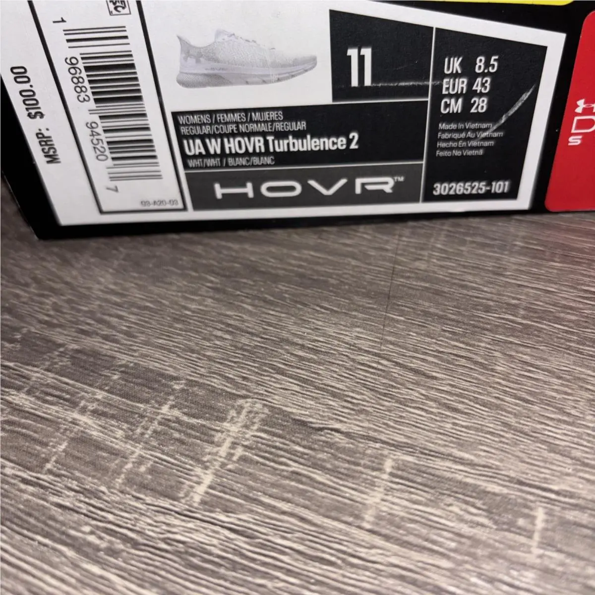 Under Armour shoes - UA W HOVR Turbulence 2 - 3026525-101 - White 4