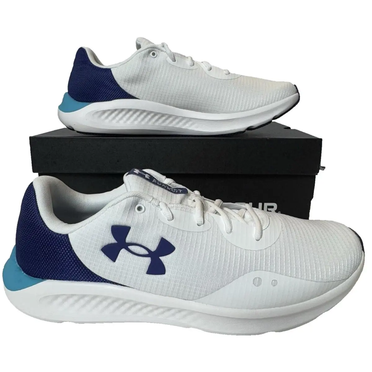 Under Armour shoes - Under Armour Charged Pursuit 3 - 3025424-103 - White (UPC: 196040557380) 9