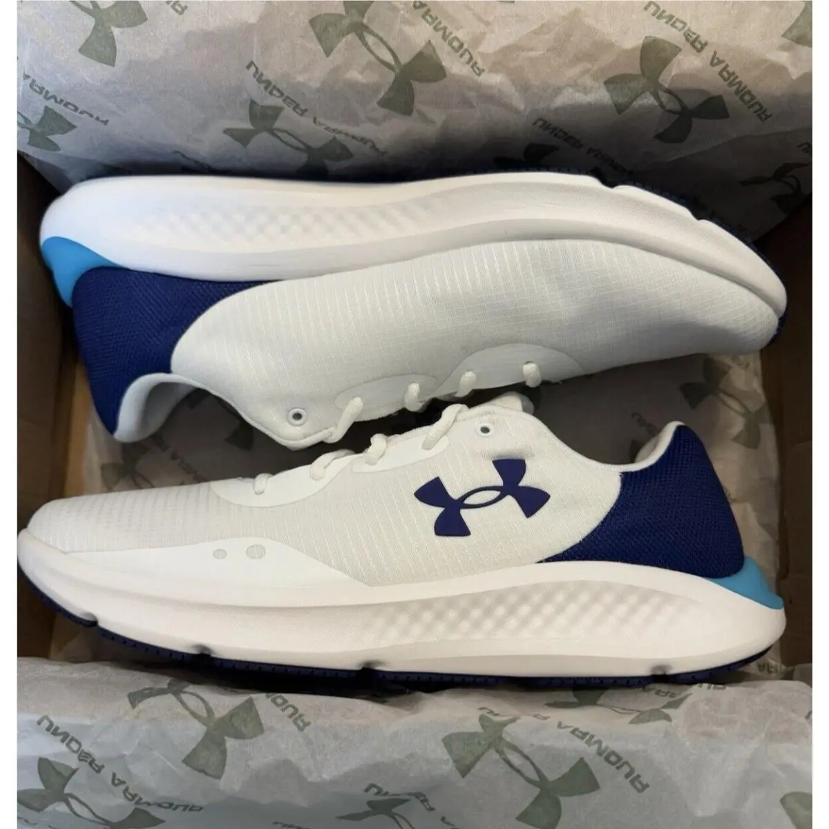 Under Armour shoes - Under Armour Charged Pursuit 3 - 3025424-103 - White (UPC: 196040557380) 8