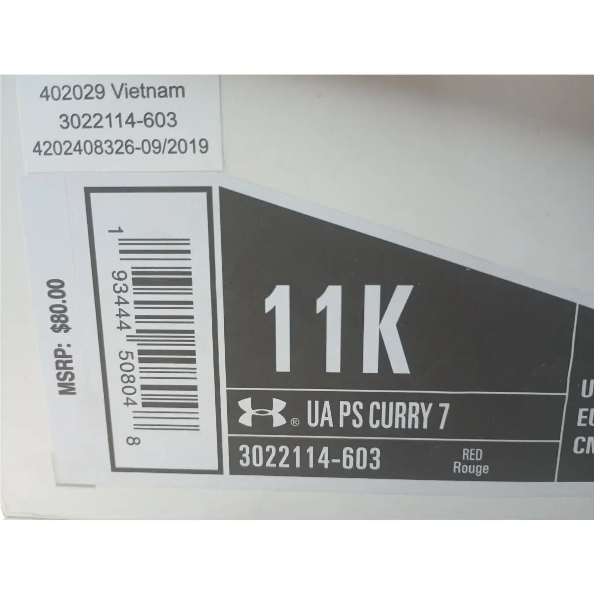 Under Armour shoes - Under Armour Curry 7 - Curry - 3022114-603 - Orange (UPC: 193444508048) 1