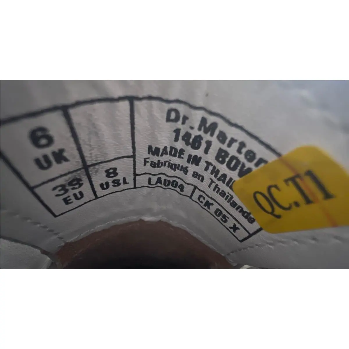 Dr. Martens shoes - Dr. Martens 1461 - Martens - White (UPC: 190665493382) 9
