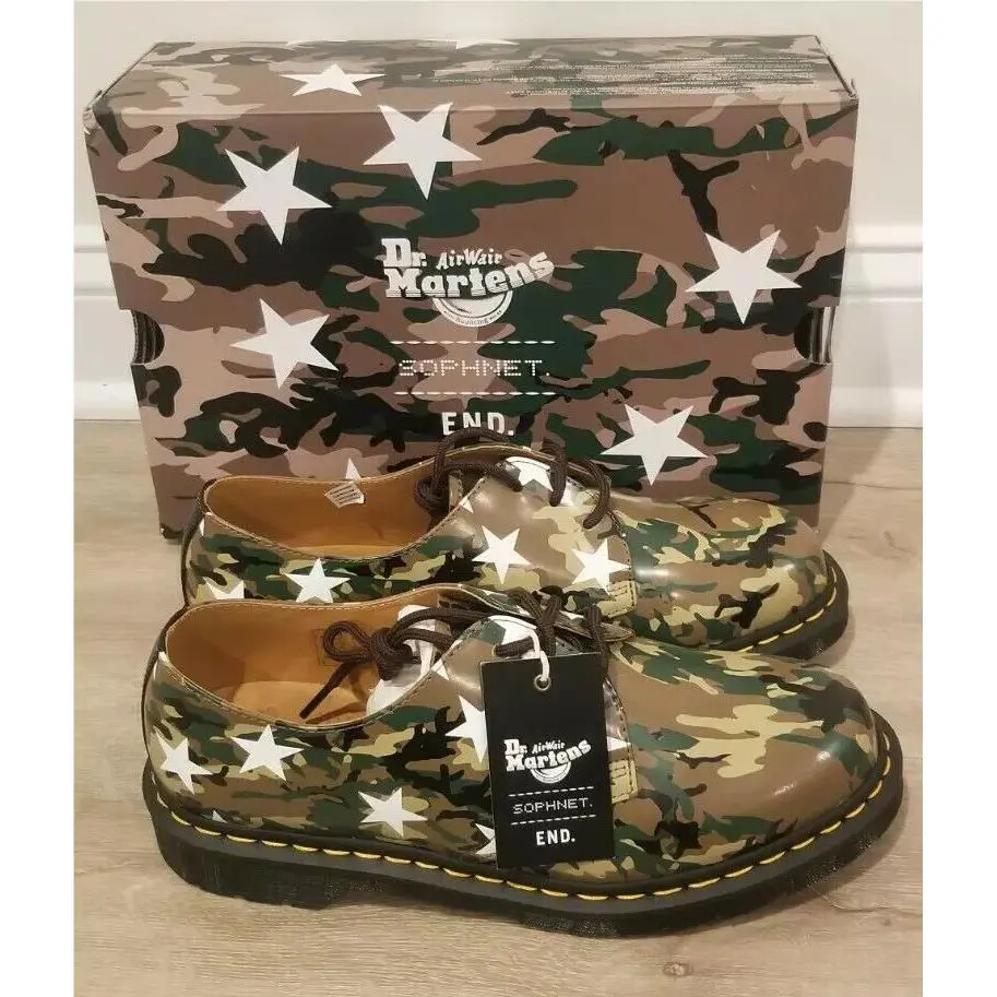 Dr. Martens shoes - End. x Dr. Martens x Sophnet 1461 - Camo (UPC: 190665411423) 2