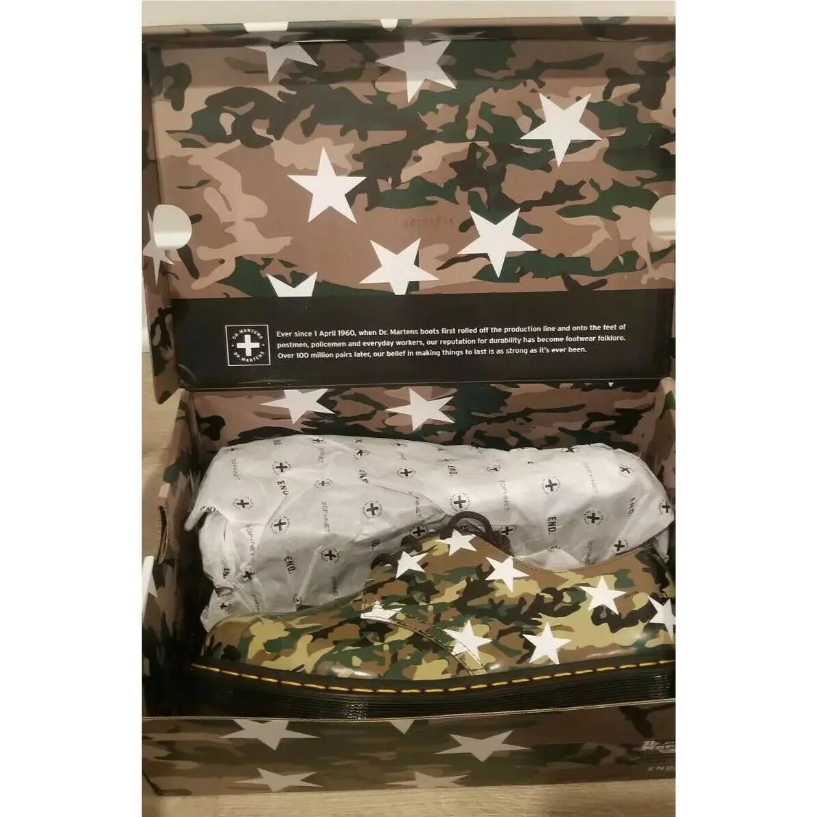 Dr. Martens shoes - End. x Dr. Martens x Sophnet 1461 - Camo (UPC: 190665411423) 9