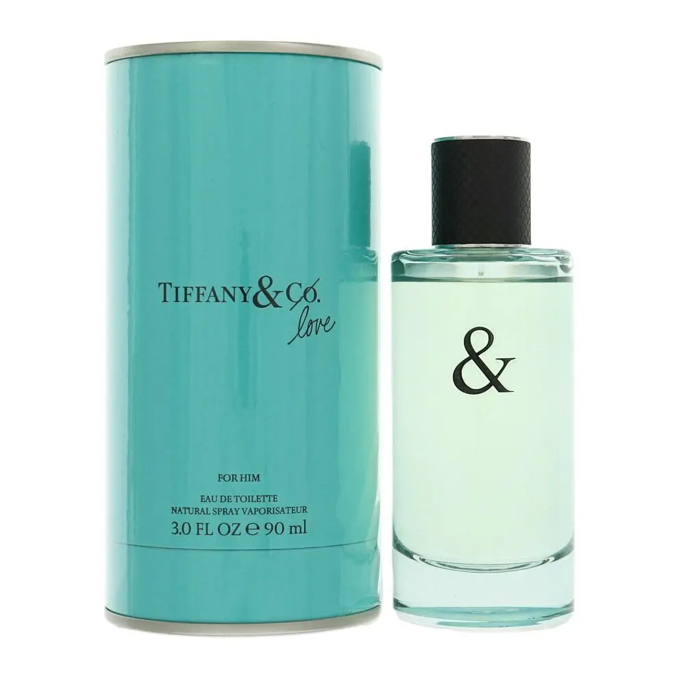 Tiffany Love by Tiffany Box For Men 3 Oz Eau De Toilette Spray