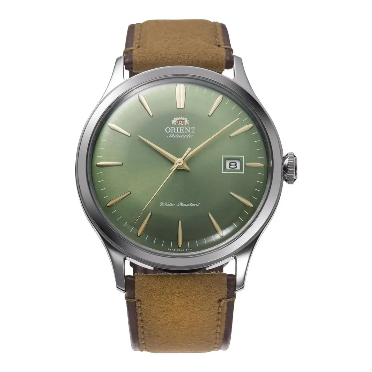 Orient Men`s Bambino Version 4 Automatic Green Dial Watch – RA-AC0P01E10B