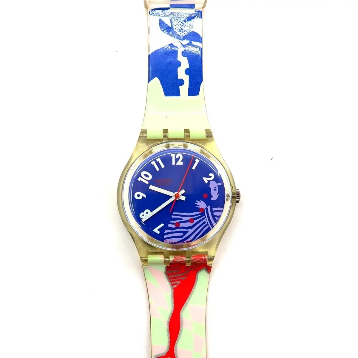 Swatch Watch Gruau GK147 with Case Vintage 1992 Gents Battery Vintage