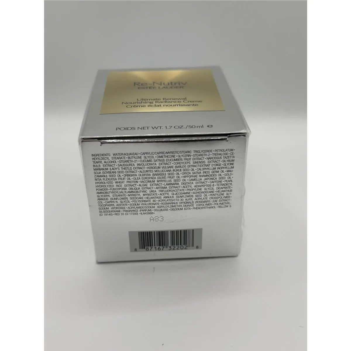 Estee Lauder Re-nutriv Ultimate Real Nourishing Radiance Creme 1.7oz