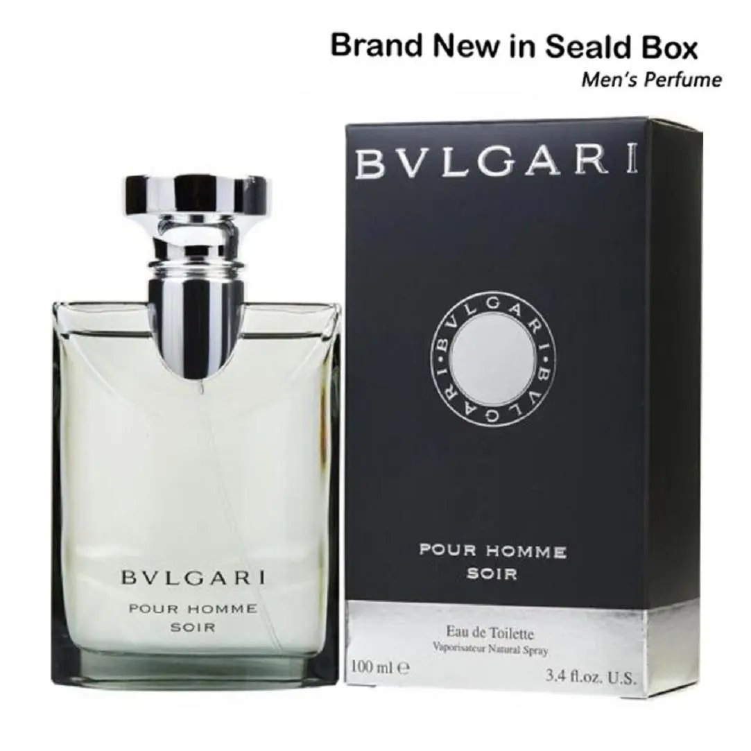 Bvlgari Pour Homme Soir 3.4 oz / 100ml Eau De Toilette Perfume For Men Spray