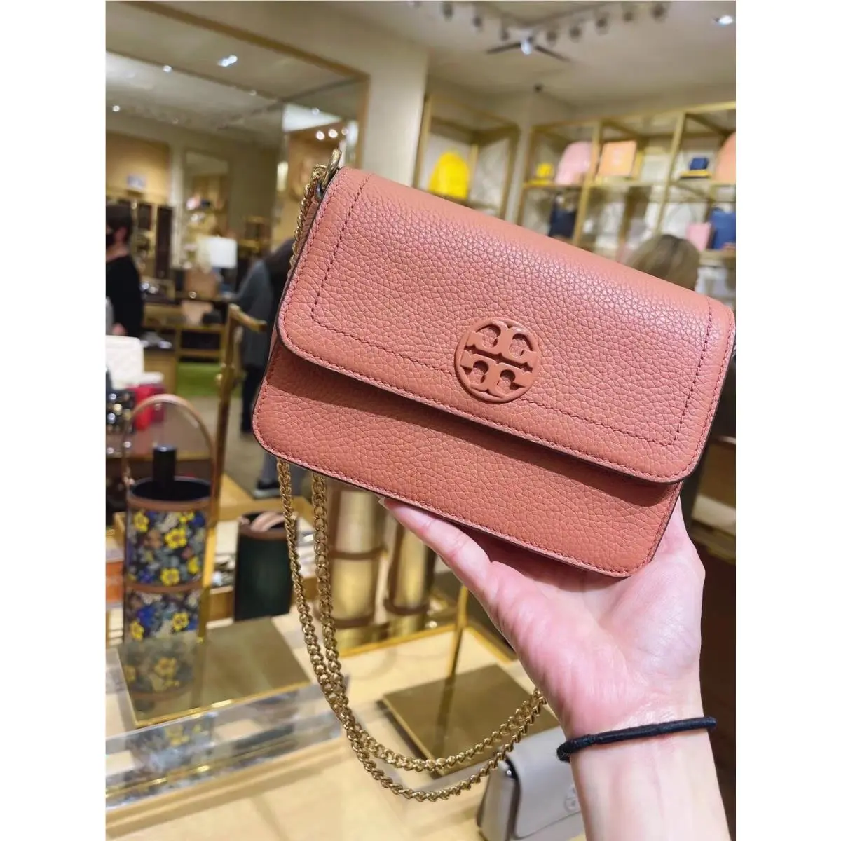 Tory Burch Olivia Mini Crossbody Bag In Tramonto