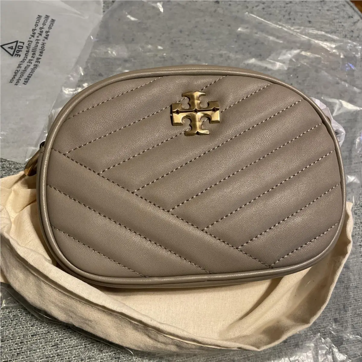 Tory Burch Kira Chevron Leather Small Camera Bag Crossbody 90450