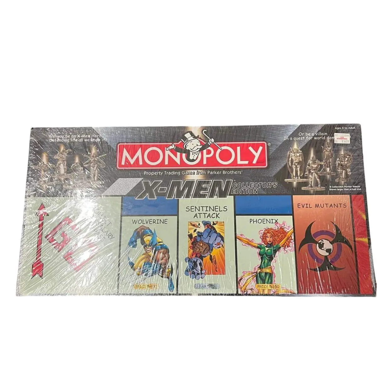 Vintage Monopoly X-men Collector`s Edition Board Game Hasbro