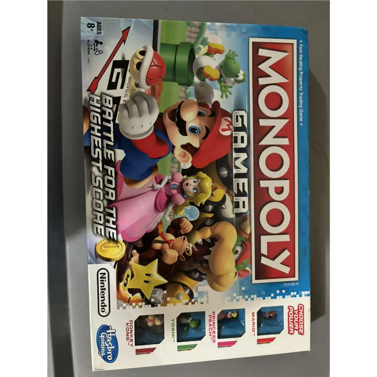Monopoly Gamer Nintendo Mario Bros Battle Edition Board Game Hasbro Princess