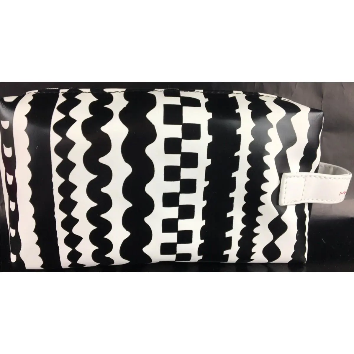 Mac Toledo Makeup Cosmetic Bag Limited Edition Black White Rare 7