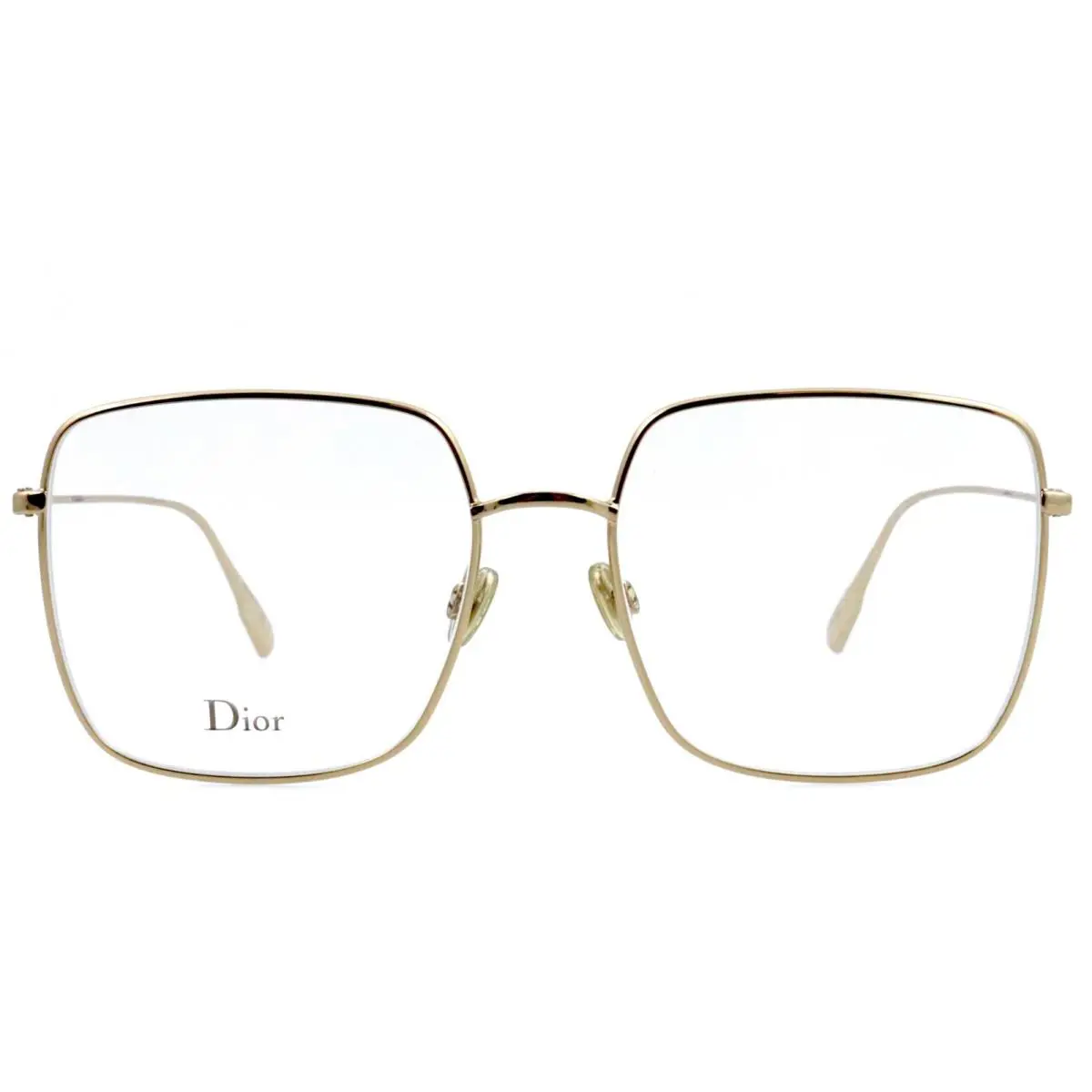 StellaireO1 JG5 54mm Gold Square Eyeglasses Frames Italy Unisex by Dior
