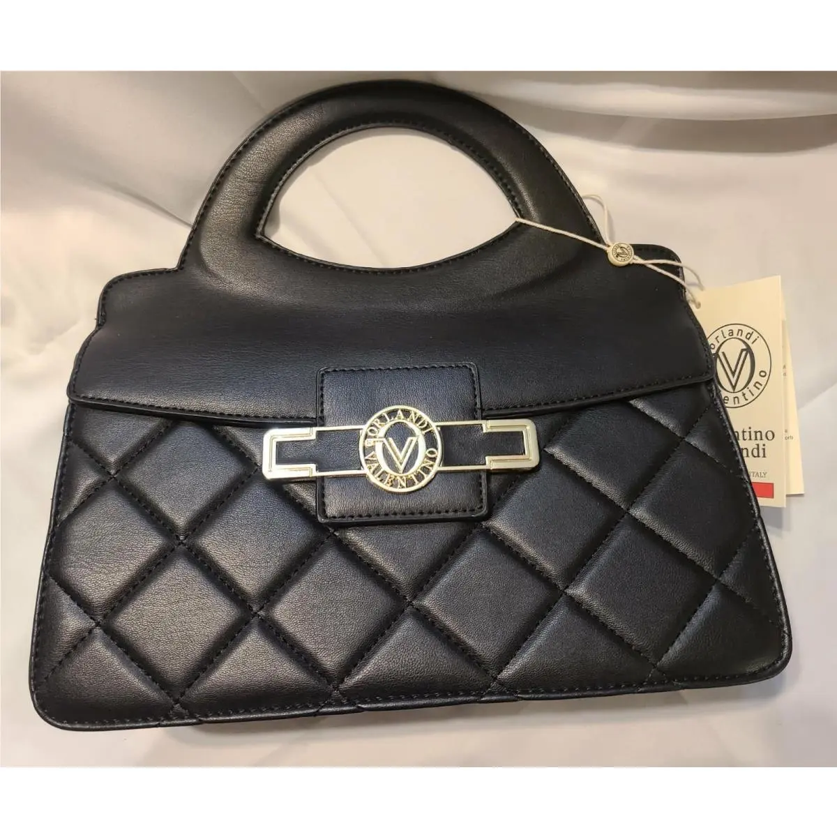 Orlandi Black V2002 Handbag Crossbody Elegant by Valentino