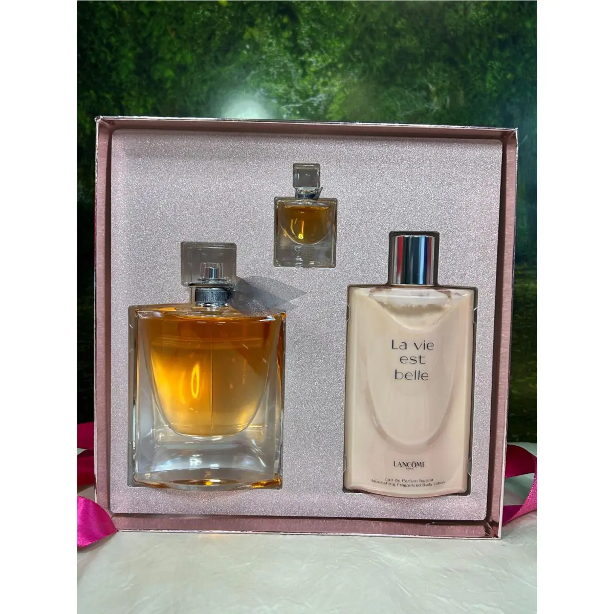 Dior Lancome LA Vie Est Belle 100ML L`edp Spray 4ML Mini Splash/ 200ML Body Lotion