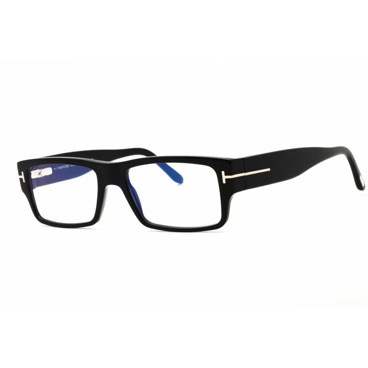 Tom Ford Men`s Eyeglasses Black Acetate Rectangular Full Rim Frame FT5835-B 001