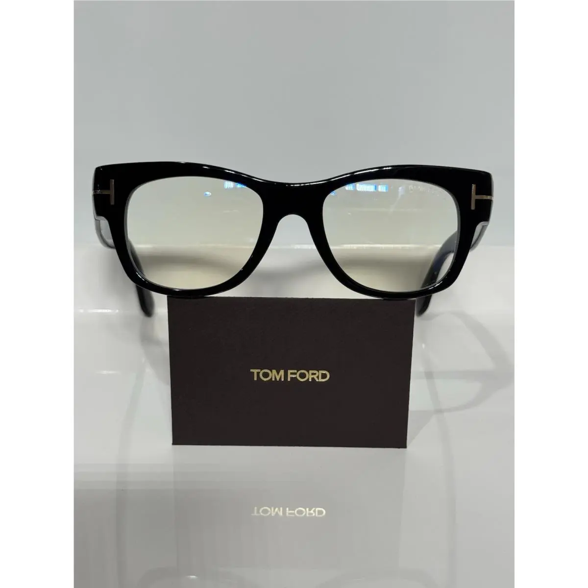 Tom Ford TF5040B Eco 001 Chunky Black Acetate Unisex Eyeglasses 52mm